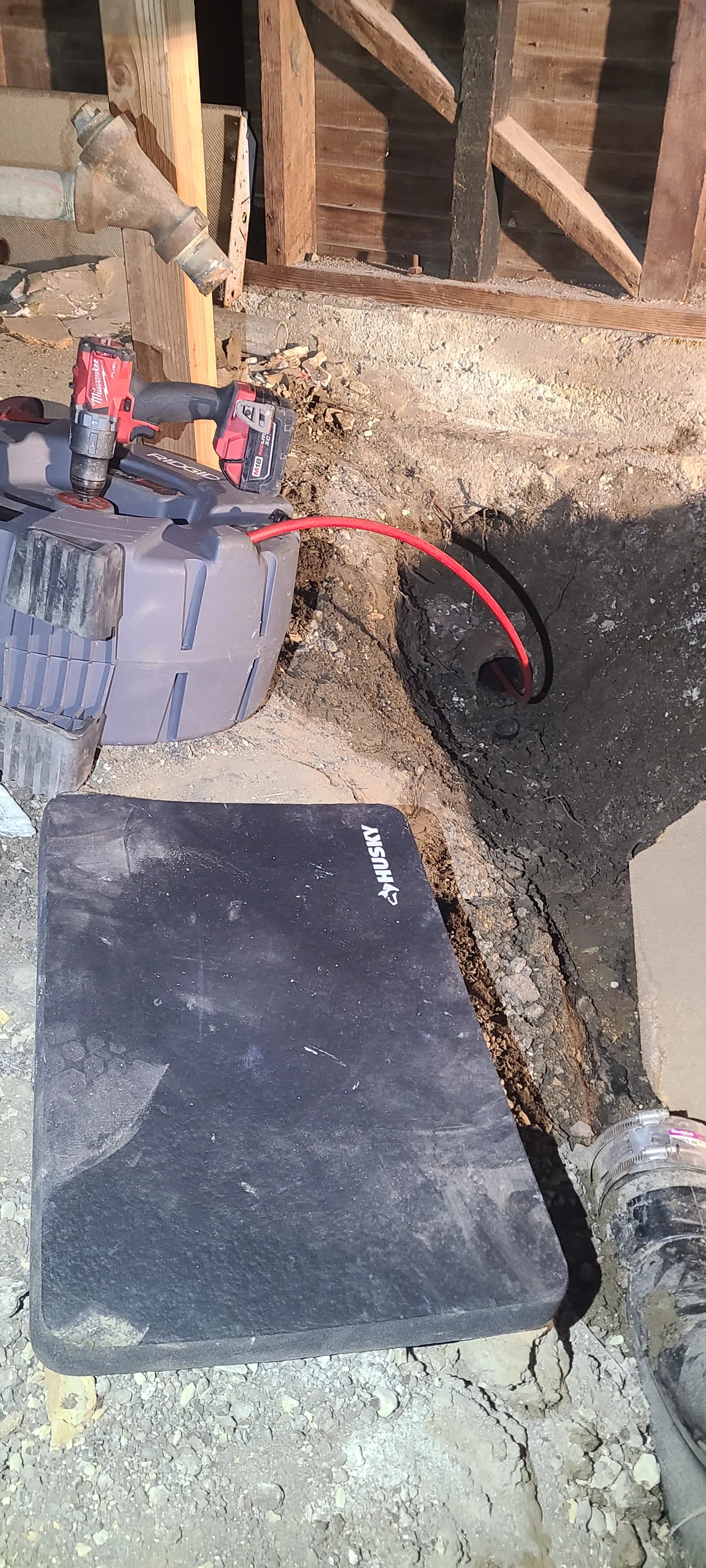 Gallery photos for Underground Drain Line Replacement and Cleaning Done Right: Image #1