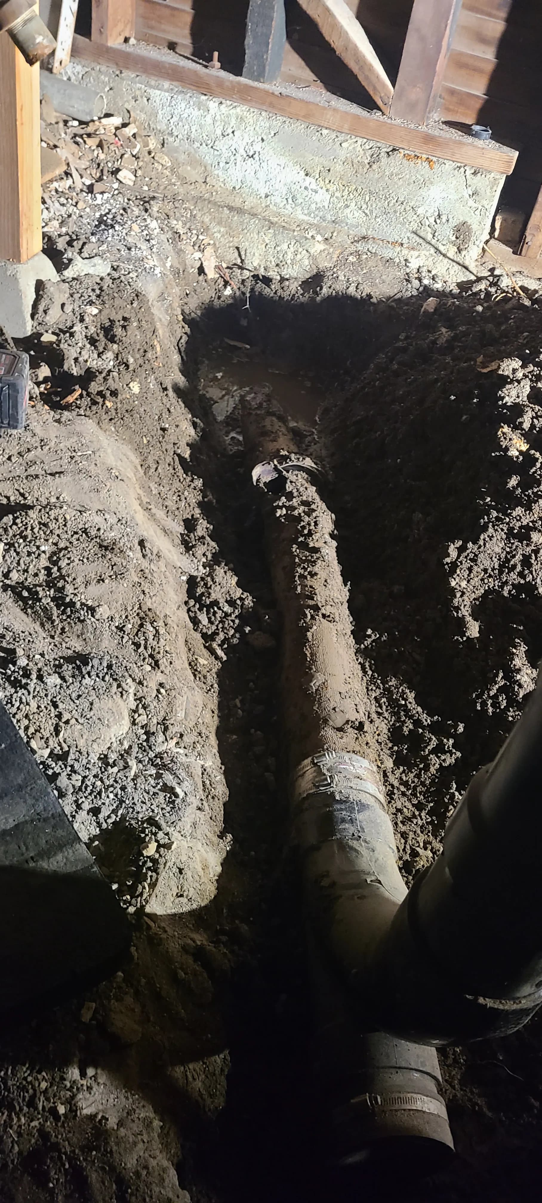 Gallery photos for Underground Drain Line Replacement and Cleaning Done Right: Image #3