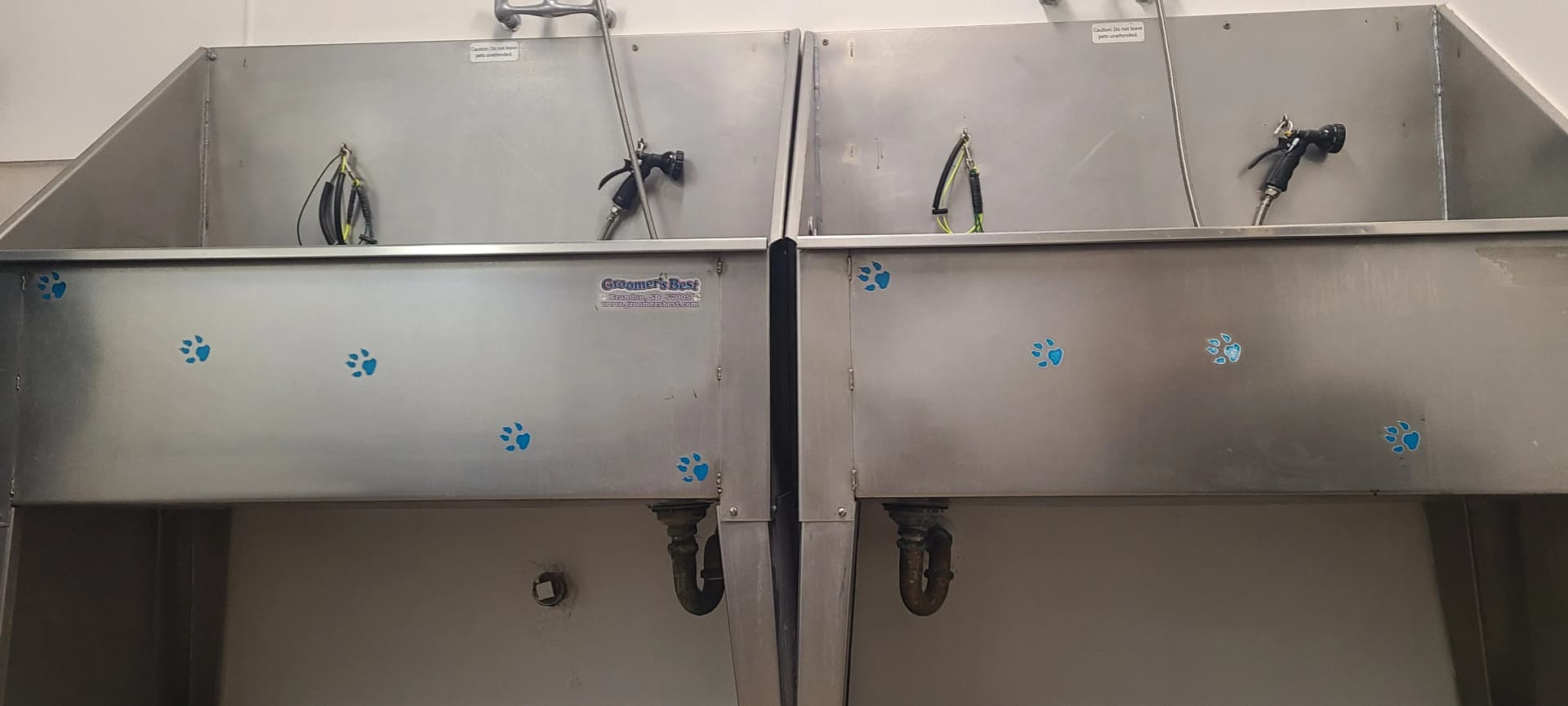 Grooming Salon Wash Station Relocation and Drain Install