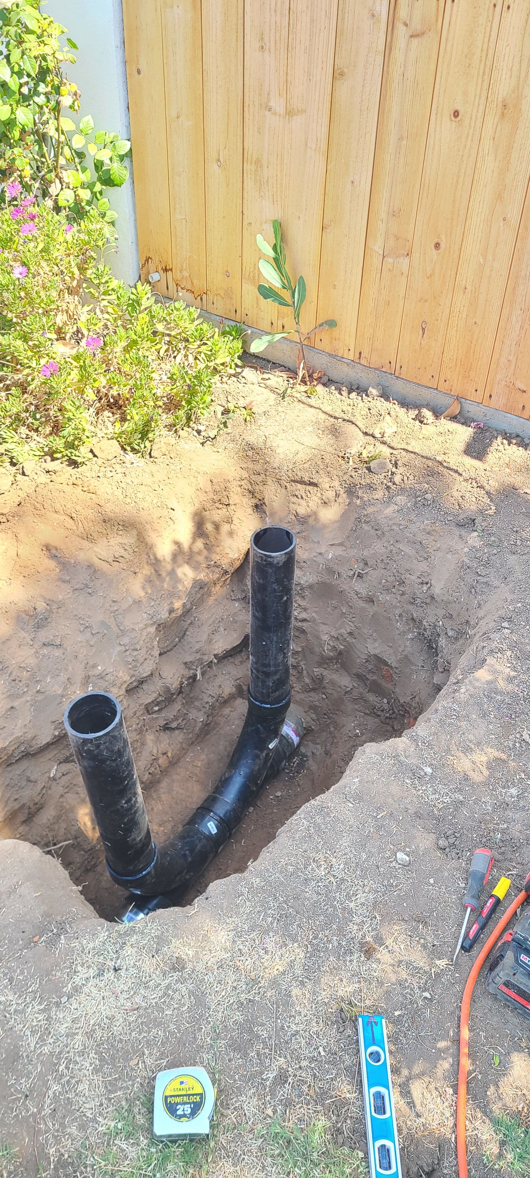 Project 2-Way Cleanout Installation Stops Repeat Sewer Root Backups image