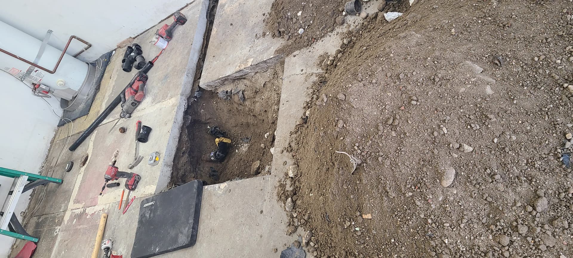 Gallery photos for Grooming Salon Wash Station Relocation and Drain Install: Image #2