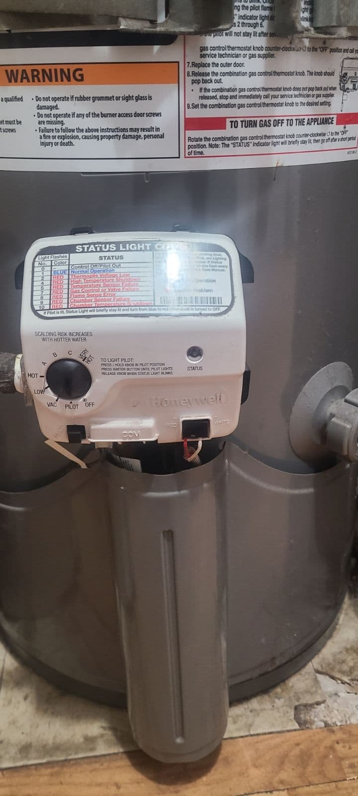 Project Honeywell Gas Control Valve Replacement for Safe Hot Water image
