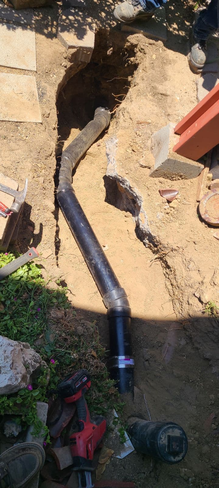 Sewer Line Rerouting for Concrete Protection image